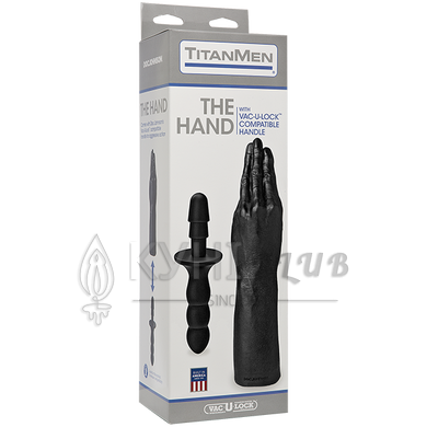 Рука для фістингу Doc Johnson Titanmen The Hand with Vac-U-Lock Compatible Handle, діаметр 6,9 см 109365 фото