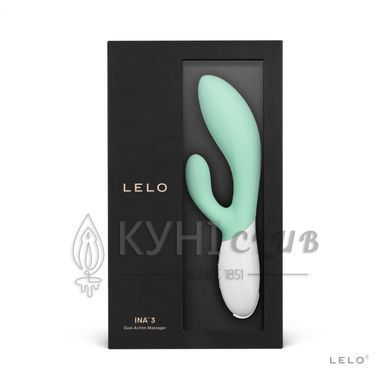 Вибратор-кролик LELO Ina 3 Seaweed, 10 режимов вибрации, мощный мотор 106045 фото