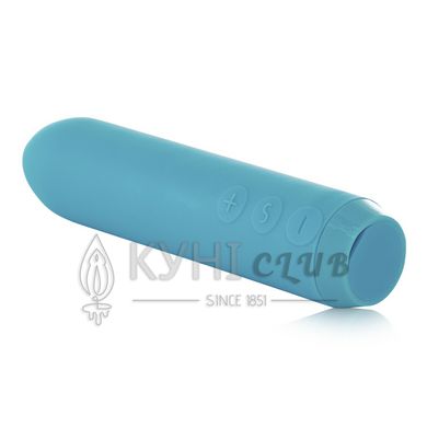 Мінівібратор Je Joue - Classic Bullet Vibrator Teal з глибокою вібрацією і фіксацією на палець 100935 фото