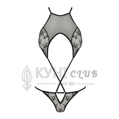 Ажурний боді Passion AZALIA BODY L/XL, black 102126 фото