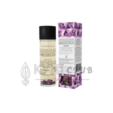 Масажна олія EXSENS Amethyst Sweet Almond (розслаблювальна, з аметистом) 100мл, натуральна 108801 фото