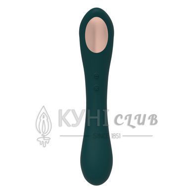 Вібратор та вакуумний кліторальний стимулятор 2-в-1 Alive Quiver Teal оновлена ​​модель 103986 фото