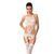 Бодістокінг Passion BS047 white, комбінезон, імітація топа, панчох і пояса 109413 фото