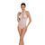 Бодистокинг с декольте Passion BS088 white, имитация корсетной шнуровки 104344 фото