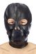 Капюшон з кляпом для БДСМ Fetish Tentation BDSM hood in leatherette with removable gag 102530 фото 1