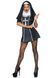 Костюм черниці Leg Avenue Naughty Nun L, сукня, головний убір 106540 фото 3