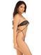 Боді-бікіні Leg Avenue Wrap around bikini bodysuit, One Size, чорне, стрази, зав&rsquo;язки на шиї та спин 110108 фото 4
