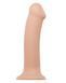 Насадка для страпону Strap-On-Me Dual Density Dildo Flesh XL, діаметр 4,5 см, двошарова, гнучка 101942 фото 1