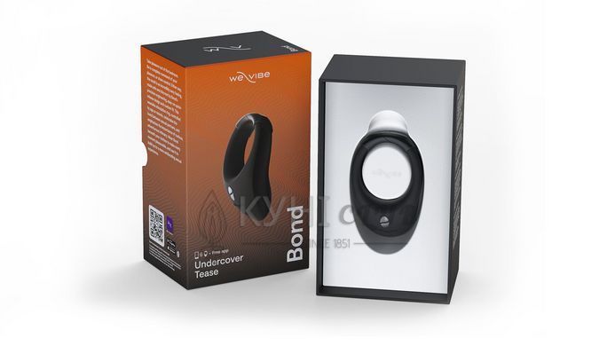 Ерекційне смарт-віброкільце під одяг We-Vibe Bond з регулюванням розміру, стимуляція промежини 104884 фото