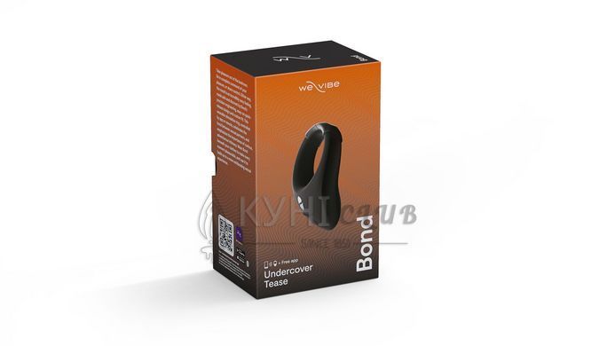 Ерекційне смарт-віброкільце під одяг We-Vibe Bond з регулюванням розміру, стимуляція промежини 104884 фото