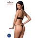 Комплект белья QUENTRIS BIKINI black L/XL - Passion Exclusive, стринги и полуоткрытый лиф 109159 фото 2