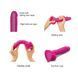 Реалістичний фалоімітатор Strap-On-Me Sliding Skin Realistic Dildo Fuchsia M, ефект рухливої шкіри 104237 фото 3