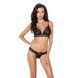 Комплект білизни Passion ERZA SET L/XL, black, ліф і трусики 109119 фото 1