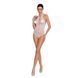 Бодистокинг с декольте Passion BS088 white, имитация корсетной шнуровки 104344 фото 3