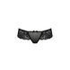 Трусики Passion Exclusive ABLA THONG XXL/XXXL, black 109076 фото 5