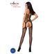 Бодистокинг Passion BS059 black, комбинезон, имитация чулок 100745 фото 4