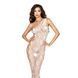 Бодістокінг Passion BS036 white, комбінезон, лямки через одне плече 100295 фото 3