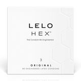 Презервативи LELO HEX Condoms Original 3 Pack, тонкі та суперміцні 106096 фото