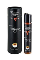 Массажное масло Plaisirs Secrets Creme Brulee (59 мл) с афродизиаками съедобное, подарочная упаковка 108726 фото