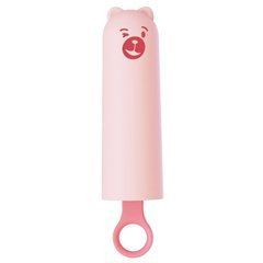 Вібратор CuteVibe Teddy Pink (Black Dildo), реалістичний вібратор під виглядом морозива 104527 фото