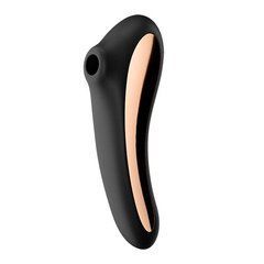 Вакуумний вібратор Satisfyer Dual Kiss Black 104079 фото