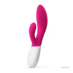 Вібратор-кролик LELO Ina Wave 2 Cerise, манливий рух стовбура + вібрації 106046 фото