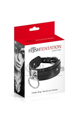 Ошейник c кольцом Fetish Tentation Choker Ring 102531 фото