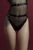 Гартери Feral Feelings - Belt Briefs, трусики, натуральна шкіра, колір чорний 108710 фото