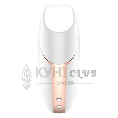 Вакуумний кліторальний стимулятор Satisfyer Love Triangle White з керуванням через інтернет 101092 фото