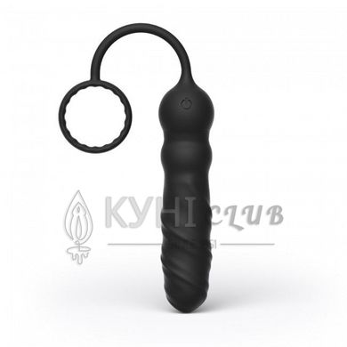 Анальний вібратор Dorcel Deep Seeker з ерекційним кільцем та пультом ДУ 102078 фото