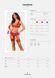 Комплект белья Obsessive Lacelove cupless 3-pcs set M/L Red, бюстгальтер, стринги, пояс для чулок 106658 фото 5
