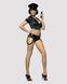 Еротичний костюм поліцейського Obsessive Police set S/M, black, топ, шорти, кепка, пояс, портупея 105703 фото 5