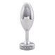 Металева анальна пробка DOXY Butt Plug SMOOTH, гладенька, діаметр 3,3 см 105944 фото 1