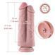 Двойной дилдо для секс-машин Hismith 8.5&rdquo; Two Cocks One Hole Silicone Dildo 104188 фото 7