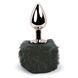 Анальна пробка FeelzToys - Bunny Tails Butt Plug Black 102980 фото 1