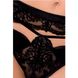 Комплект білизни Passion Exclusive TONYA SET L/XL, black, трусики, ліф, пояс для панчох 101200 фото 5