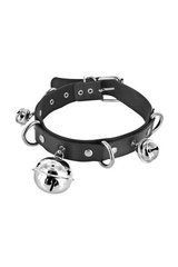 Нашийник c дзвіночками Fetish Tentation Choker Bells, екошкіра 101065 фото