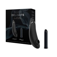 Премиальный подарочный набор Silver Delights Collection: Womanizer Premium и We-Vibe Tango 106786 фото