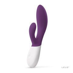 Вібратор-кролик LELO Ina Wave 2 Plum, манливий рух стовбура + вібрації 106047 фото