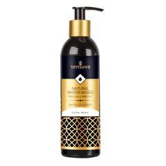 Змазка на водній основі Sensuva Natural Water-Based Exotic Coconut (240мл) без гліцерину та парабені 105814 фото