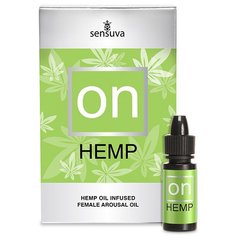 Збуджувальні краплі для клітора Sensuva - ON for Her Hemp Infused Arousal Oil (5 мл) з олією конопел 100607 фото