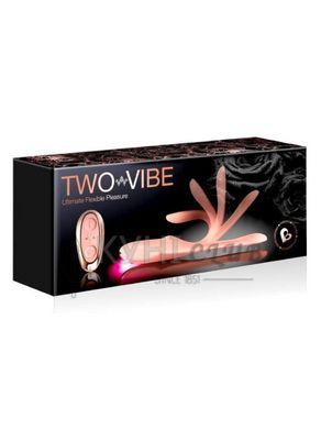 Универсальный вибратор Rocks Off Two-Vibe Pink 102736 фото