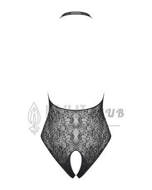 Бодістокінг з ефектом шнурівки Obsessive B113 teddy S/M/L відкрита спина, халтер, з доступом 105187 фото