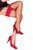 Панчохи у велику сітку Anne De Ales ERICA T1 Red 102555 фото