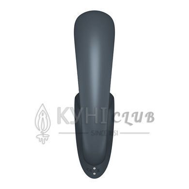 Вагінально-кліторальний вібратор Satisfyer G for Goddess 1 Dark Grey, 2 мотори 109877 фото