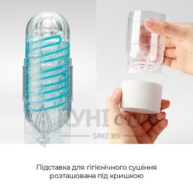 Мастурбатор Tenga Spinner 01 Tetra з пружною стимулювальною спіраллю всередині, ніжна спіраль 101693 фото