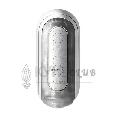 Вібромастурбатор Tenga Flip Zero Electronic Vibration White, змінна інтенсивність, розкладний 100105 фото