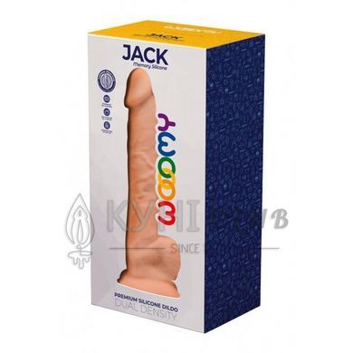 Силиконовый фаллоимитатор Wooomy Jack, термореактивный, с присоской, длина 23,1 см, диаметр 4,8 см 105381 фото