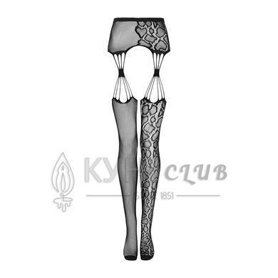 Еротичні колготки-бодістокінг Obsessive Garter stockings S821 S/M/L 106125 фото