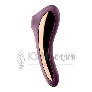 Вакуумный стимулятор с вибрацией Satisfyer Dual Kiss Wine Red 104080 фото